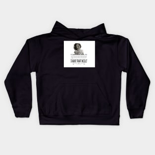 Clumsy Uncoordinated Quote Shirley Temple Kids Hoodie